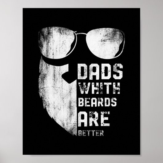 Mannen Dads met oorsbanden zijn betere grappige va Poster (Voorkant)