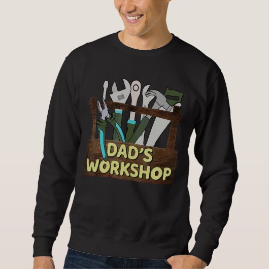 Mannen Dads Workshop Fathers Dag 2022 Trui (Voorkant)