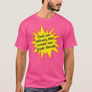 Mannen Dads zijn Super Heroes Vaderdag Gift T-shirt
