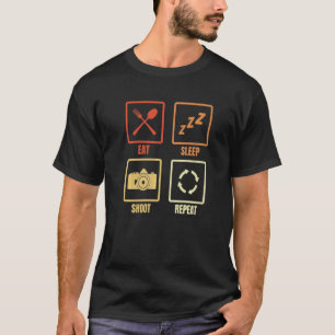 Mannen dagelijkse Routine Fotografie Fotografie Ca T-shirt