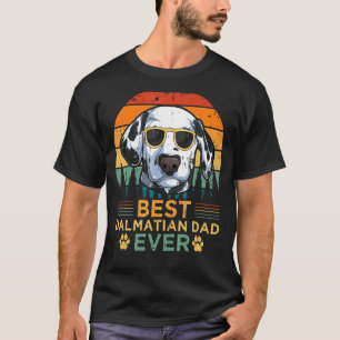 Mannen Dalmatiaan Dog Beste Dalmatische Vader Vet T-shirt