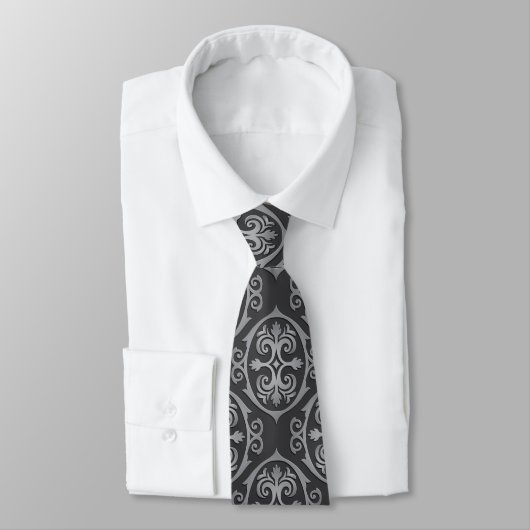Mannen Damask Stropdas (Gebonden)