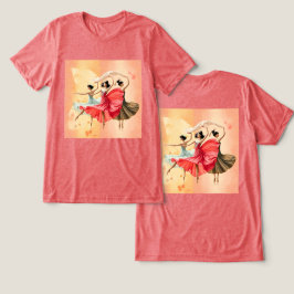 Mannen dames Dancing Triblend T-Shirt
