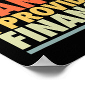 Mannen dance Dad Funny Dancer Father Finance Joke Poster (Hoek)