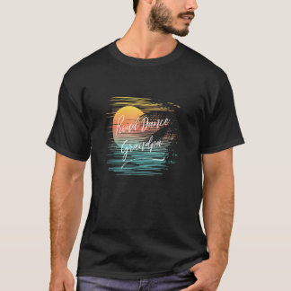 Mannen Dance Grandpa Dance grootvader Tropical Ha T-shirt