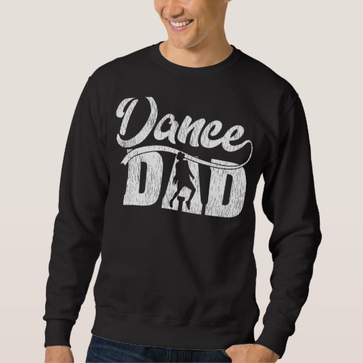 Mannen dans retro Style Dance Dad Vaderdag 1 Trui (Voorkant)