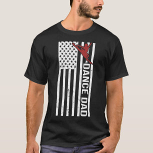 Mannen dans vader VS vlag dansende vader danser T-shirt