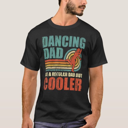 Mannen danserende vader als een gewone vader, maar t-shirt (Voorkant)