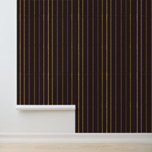 Mannen Dark Polkadot Gestreept Behang