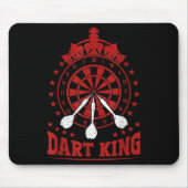 Mannen Dart Player Cool citeert de koning der kuns Muismat (Voorkant)