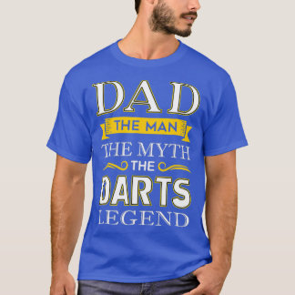 Mannen Darts Papa Shirten Gifts voor papa T-shirt