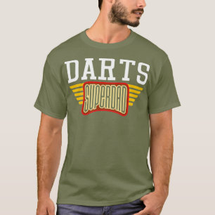 Mannen darts superdad cadeau voor een dart speler t-shirt