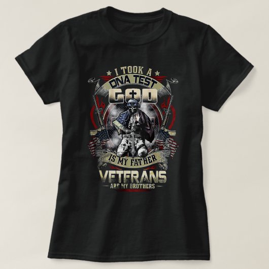 Mannen dat ik een DNA test God heb genomen is mijn T-shirt (Design voorkant)
