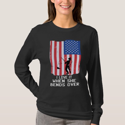 Mannen dat ik er dol op ben als ze over de Amerika T-shirt (Voorkant)