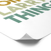 Mannen dat ik Larry Doing Larry Dingen Funny First Poster (Hoek)