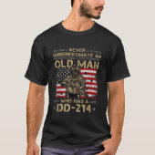 Mannen DD214 Alumni T Shirt (Voorkant)