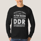 Mannen DDR Ossi Oost-Duitse Mannen T-shirt (Voorkant)