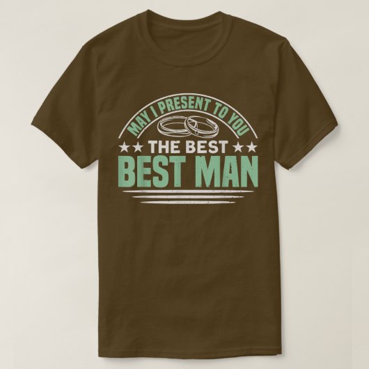 Mannen De Beste Bruidegom Bachelorfeest  T-shirt (Design voorkant)