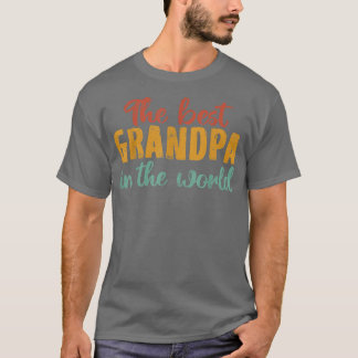 Mannen de beste opa in de wereld - Vaderdag vii T-shirt