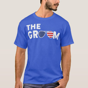 Mannen De Bruidegom Huwelijk Grappig Vrijgezellenf T-shirt