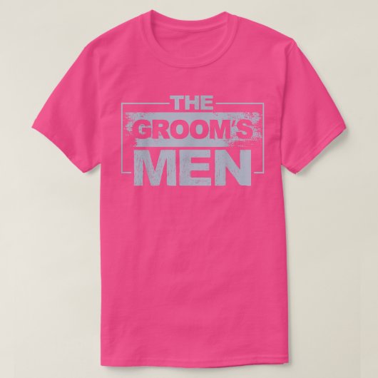Mannen De Bruidegom Mannen Bruidegom Verjaardagsfe T-shirt (Design voorkant)