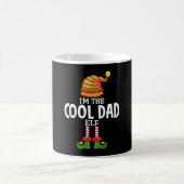 Mannen de coole vader elf kerst bijpassende pyjama koffiemok (Center)