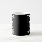 Mannen de duivel die in mijn oor zweeft koffiemok (Center)