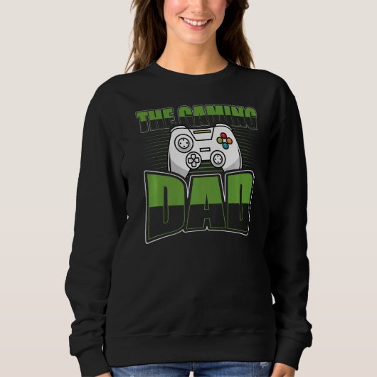 Mannen de favoriete controller van de game-pap Dad Trui (Voorkant)