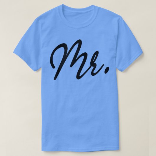 Mannen de heer t-shirt (Design voorkant)