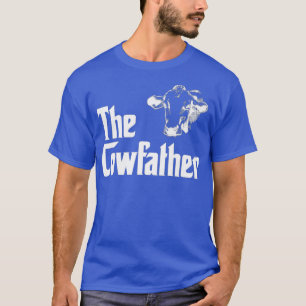 Mannen De Koeienvader Grappige Koe Boerderij Koeie T-shirt
