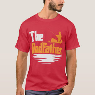 Mannen De RodfatherFunny Mannen Vist vissers T-shirt
