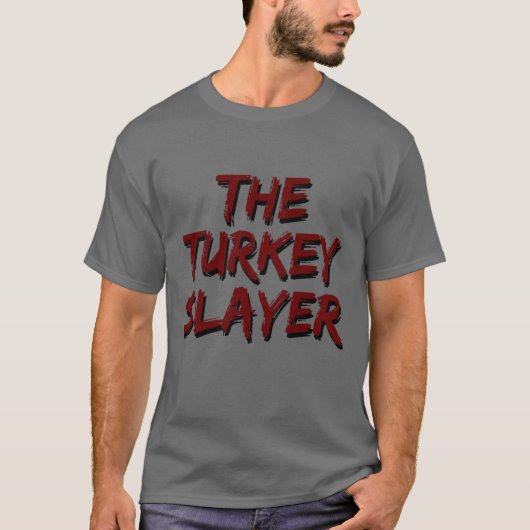 Mannen De Turkije-laag T-shirt (Voorkant)