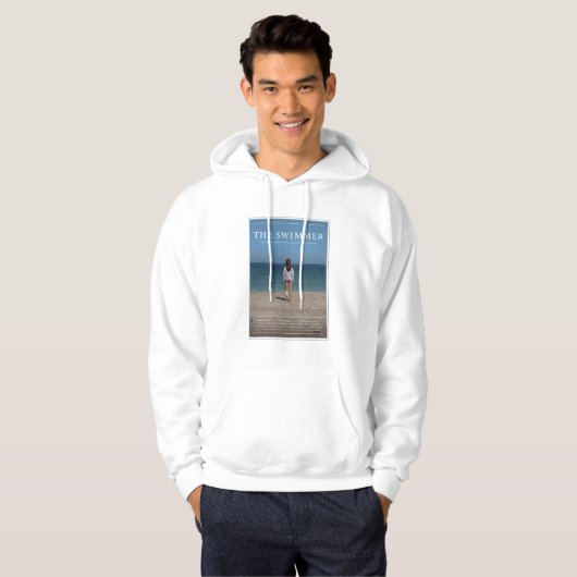 Mannen De zwemmer (2) Hoodie (Voorkant volledig)