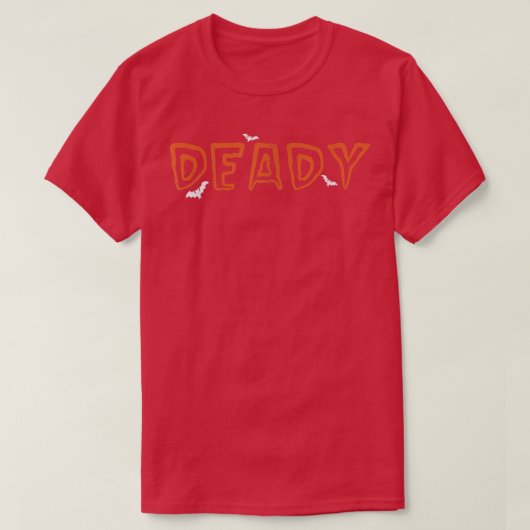 Mannen Deady en Mummy Funny Halloween Costume Pa F T-shirt (Design voorkant)