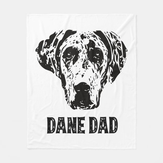 Mannen Deen Pap - Grote Deen Pap Fleece Deken (Voorkant)