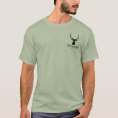 Mannen Deer Creek Ranch T-shirt (Hunter Green) (Voorkant)