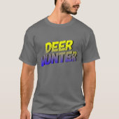 Mannen Deer Hunter T-shirt (Voorkant)