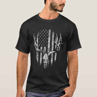 Mannen "Deer Hunting Grapic T-shirt Deer Antlers"