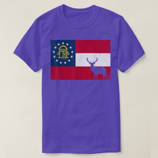 Mannen 'Deer Hunting Proud Patriotic Hunter Wildli T-shirt (Design voorkant)