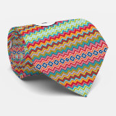 Mannen Designer Chevron Stropdas (Opgerold)