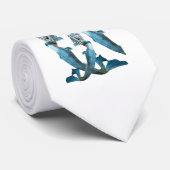 Mannen Designer Mermaids Stropdas (Opgerold)