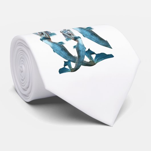 Mannen Designer Mermaids Stropdas (Opgerold)