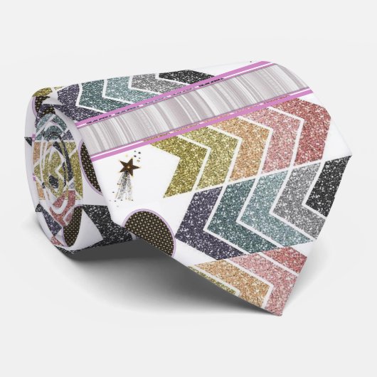 Mannen Designer Stropdas (Opgerold)