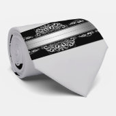 Mannen Designer Stropdassen Black (Opgerold)