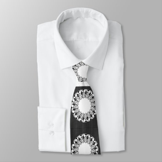 Mannen Designer Stropdassen Black Whtiet (Gebonden)