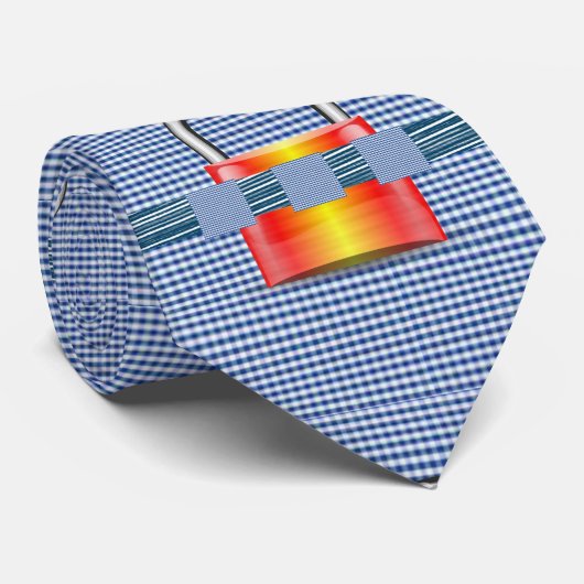 Mannen Designer Stropdassen Blue Lock (Opgerold)