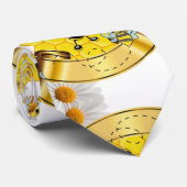 Mannen Designer Stropdassen Bumblebee (Opgerold)