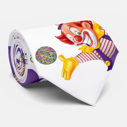 Mannen Designer Stropdassen Clown (Opgerold)