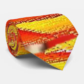 Mannen Designer Stropdassen Fire (Opgerold)