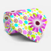 Mannen Designer Stropdassen Floral (Opgerold)